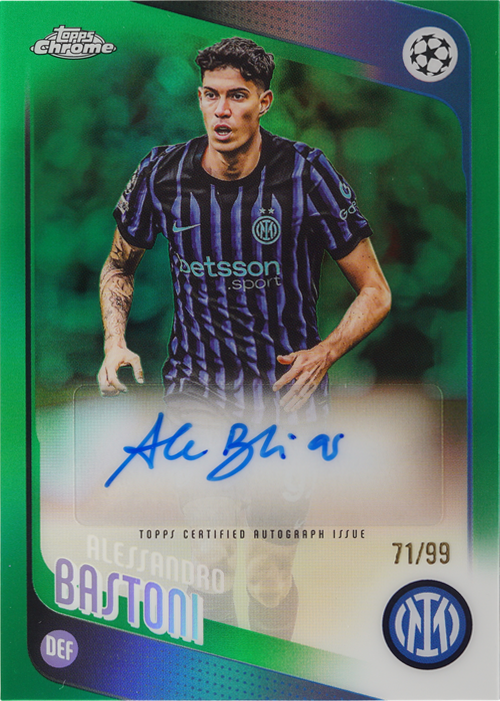 Alessandro Bastoni trading card