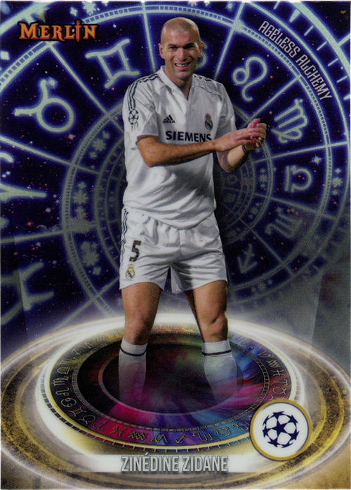 Zinédine Zidane trading card