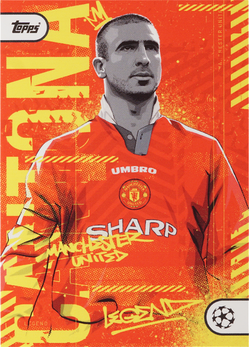 Eric Cantona trading card