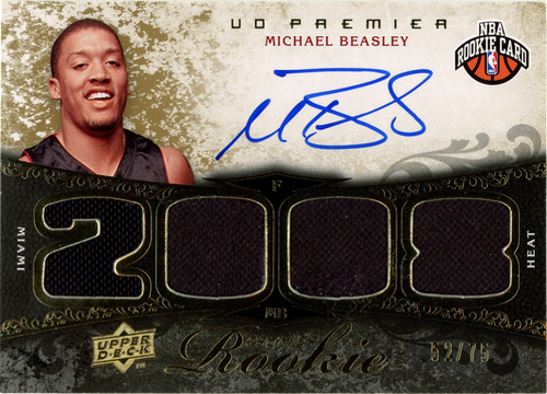 Michael Beasley trading card