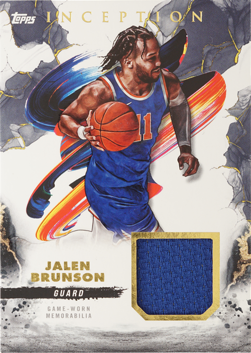 Jalen Brunson trading card