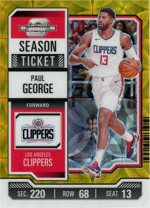 Paul George trading card