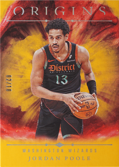 Jordan Poole trading card