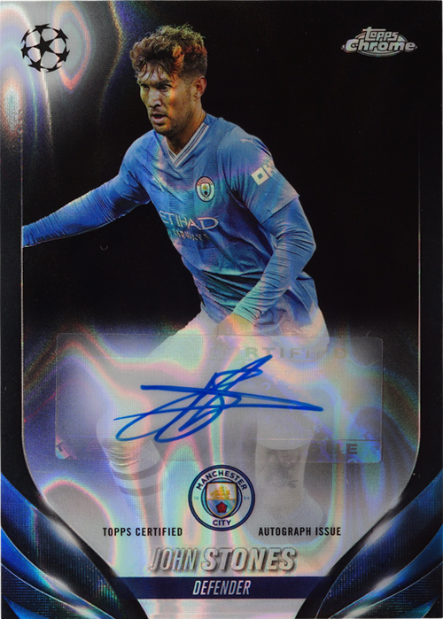 John Stones trading card