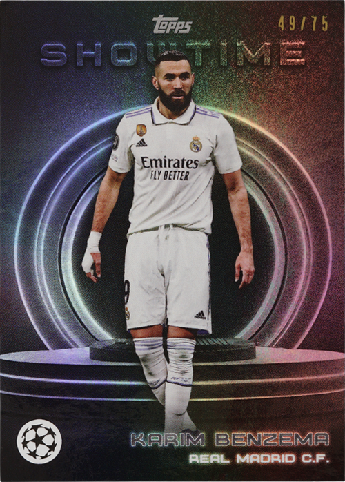 Karim Benzema trading card