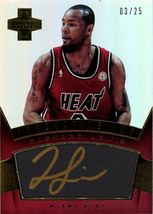 Rashard Lewis trading card