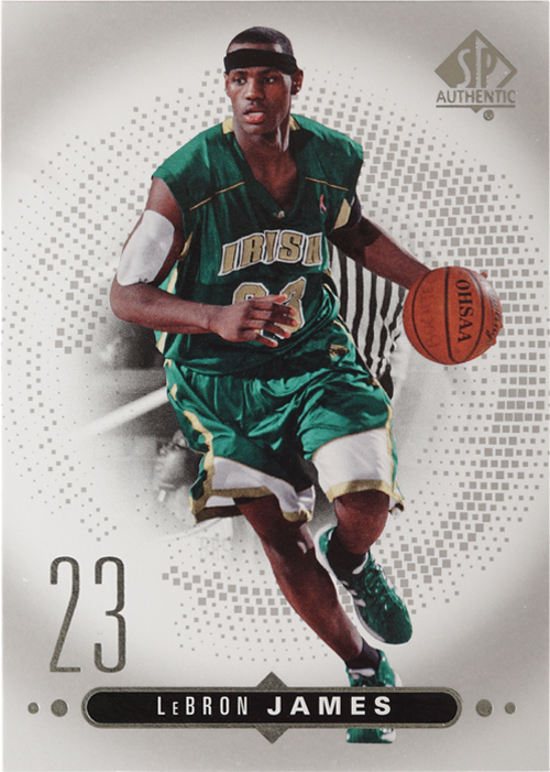 LeBron James trading card