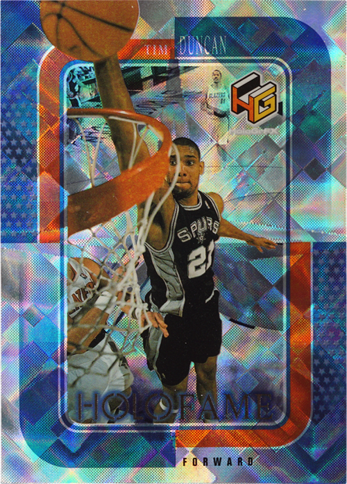 Tim Duncan trading card