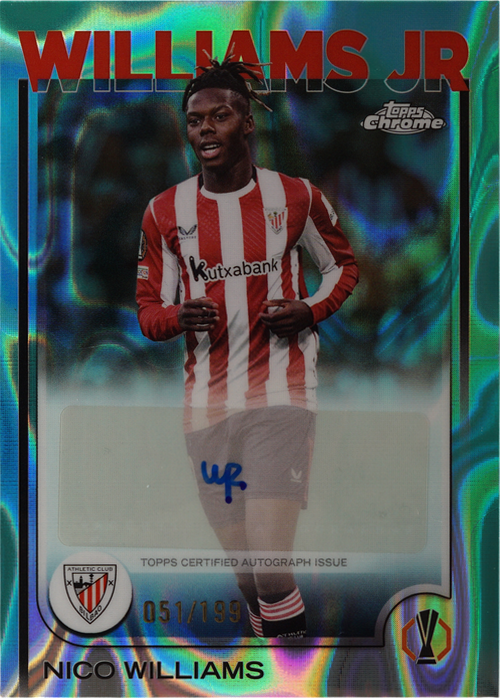 Nico Williams trading card