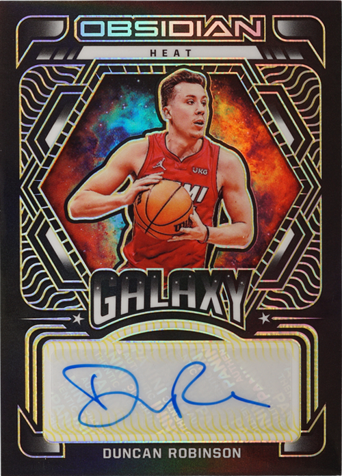 Duncan Robinson trading card