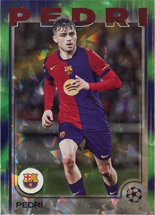 Pedri trading card