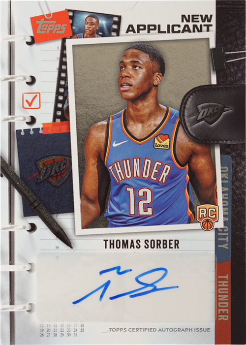 Thomas Sorber trading card