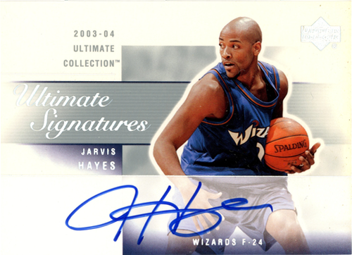 Jarvis Hayes trading card