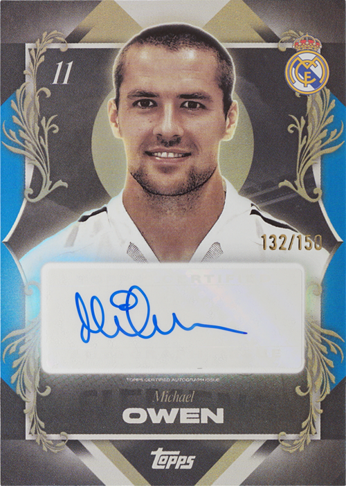 Michael Owen trading card