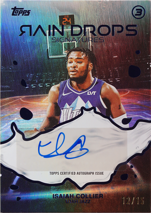 Isaiah Collier trading card