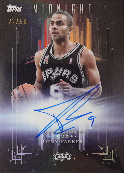 Tony Parker trading card