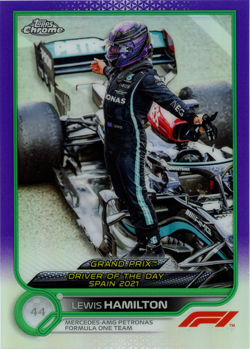 Lewis Hamilton trading card