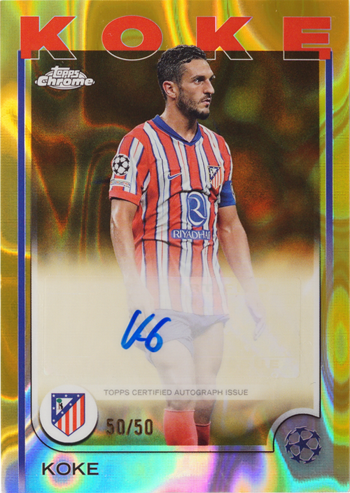 Koke trading card