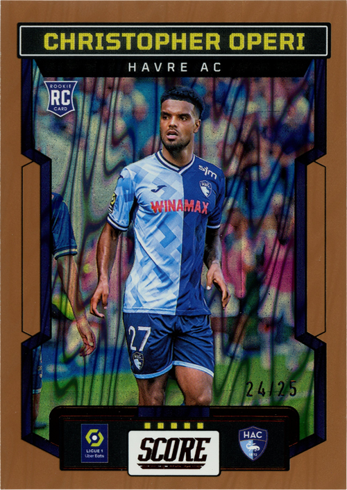 Christopher Operi trading card