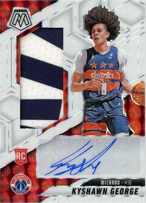 Kyshawn George trading card