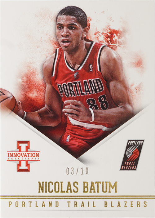Nicolas Batum trading card