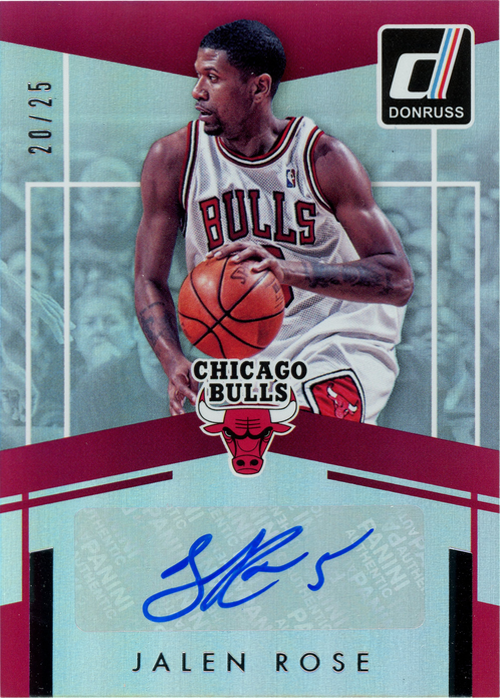 Jalen Rose trading card