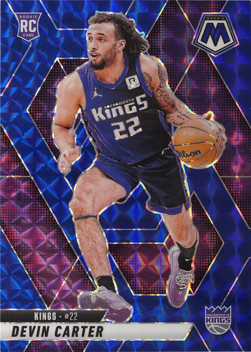 Devin Carter trading card