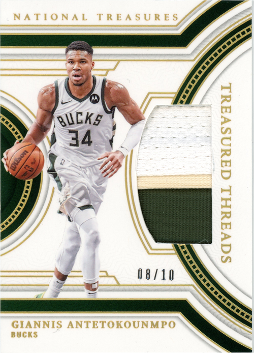 Giannis Antetokounmpo trading card