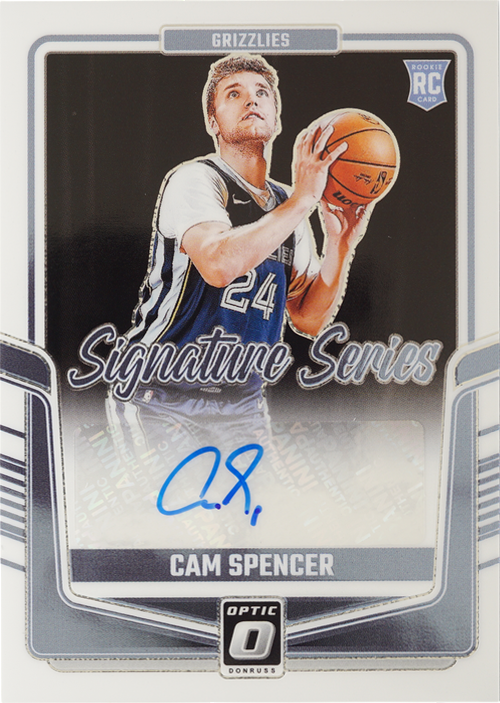 Cam Spencer trading card