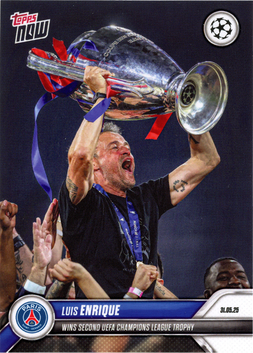 Luis Enrique trading card