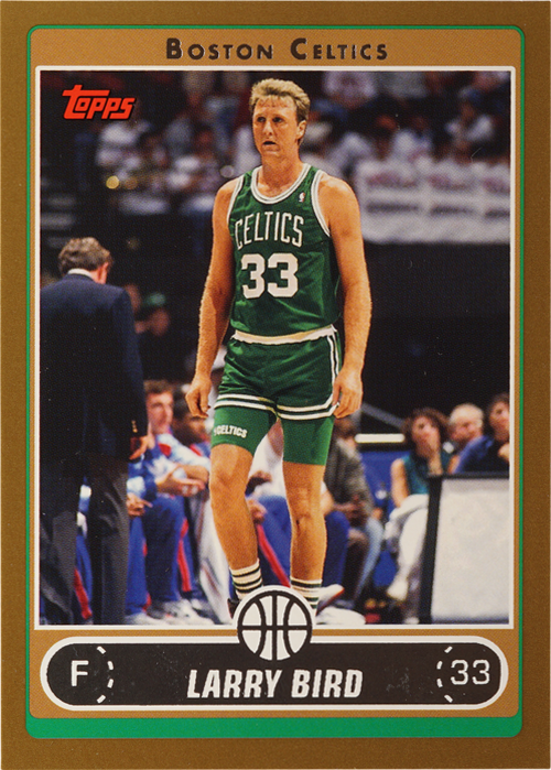 Larry Bird trading card