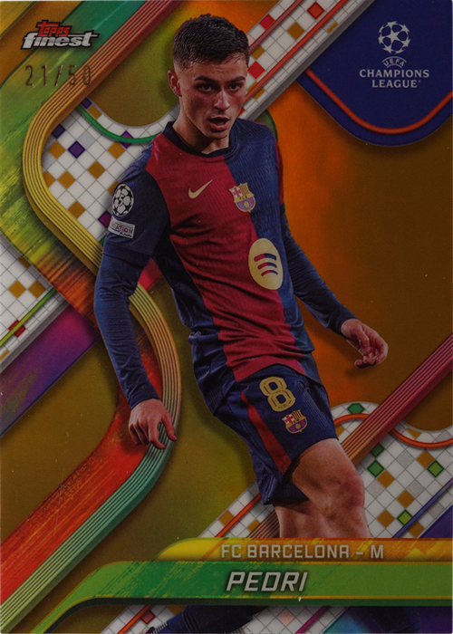 Pedri trading card