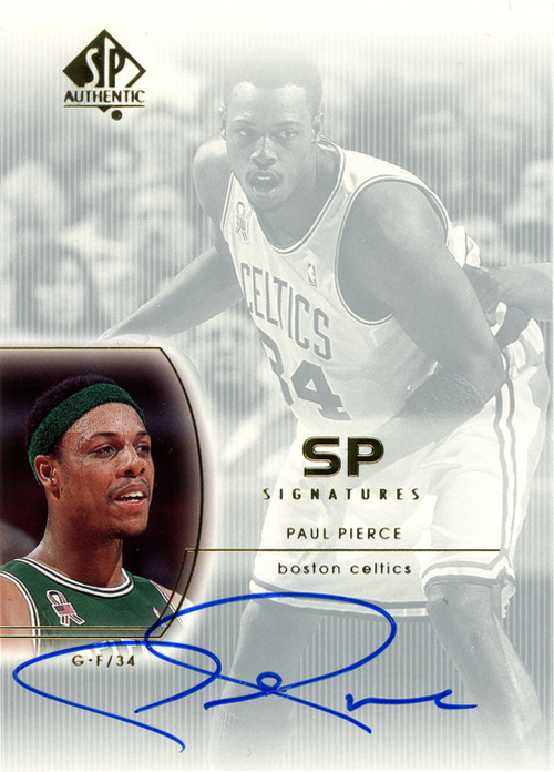 Paul Pierce trading card