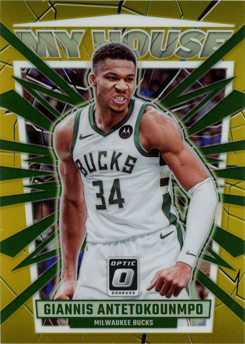 Giannis Antetokounmpo trading card