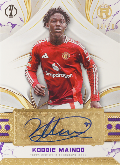 Kobbie Mainoo trading card