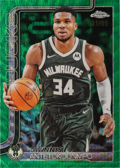 Giannis Antetokounmpo trading card