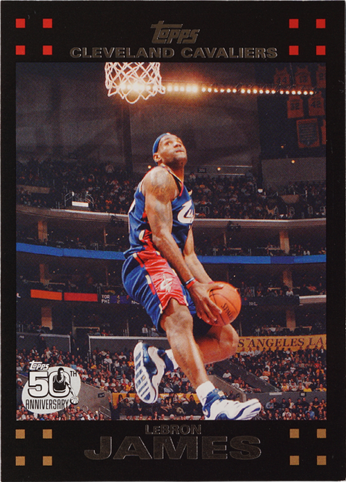 Lebron James trading card
