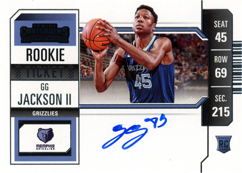 GG Jackson II trading card