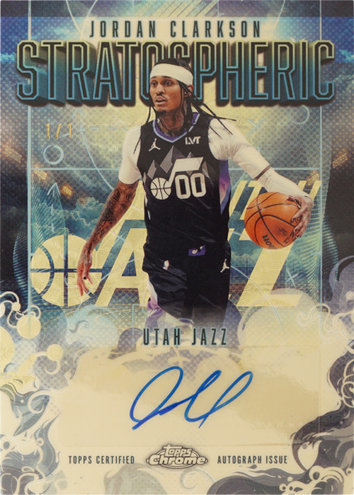 Jordan Clarkson trading card