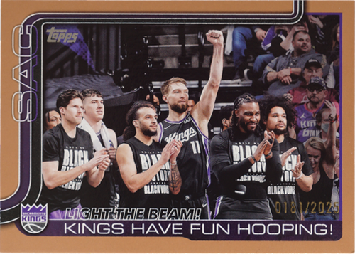 Light The Beam!: Kings Have Fun Hooping! trading card