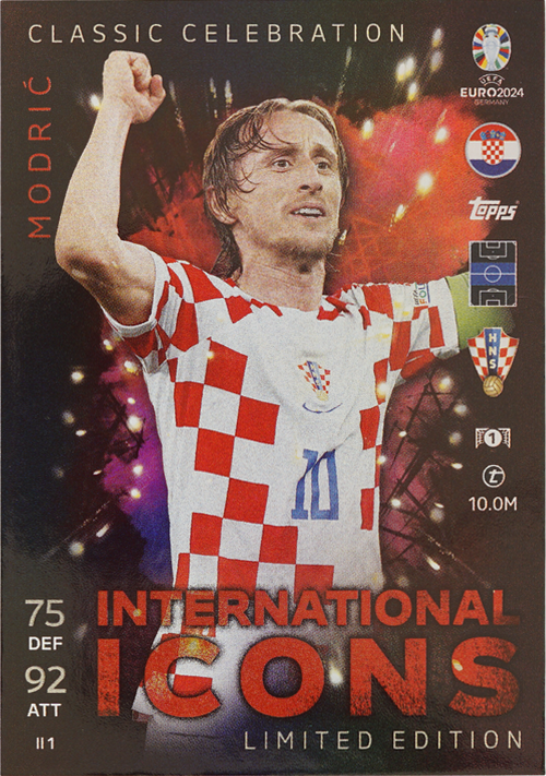 Luka Modric trading card