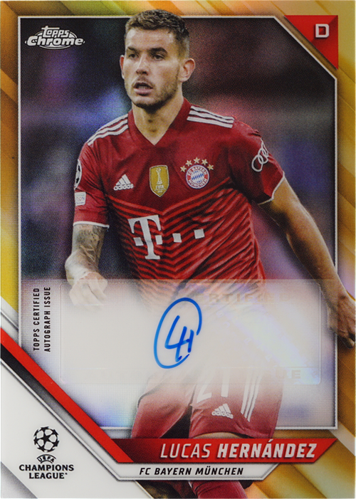 Lucas Hernández trading card