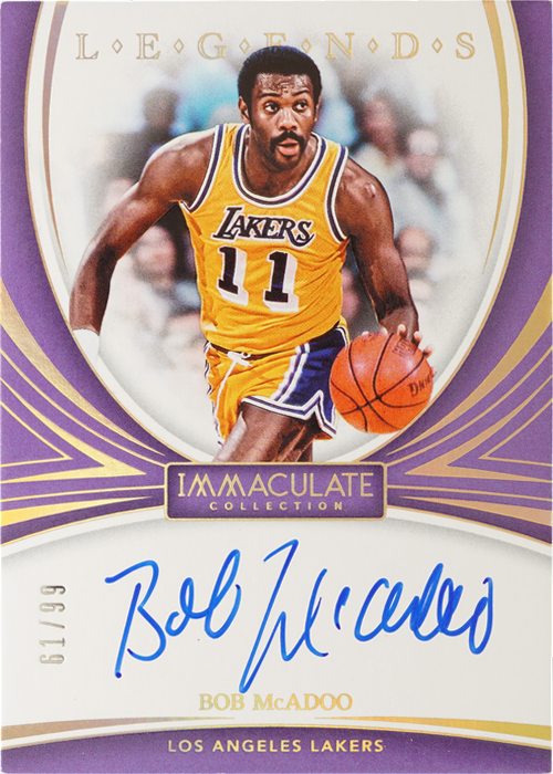 Bob McAdoo trading card