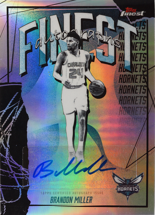 Brandon Miller trading card