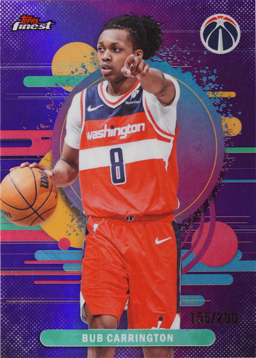 Bub Carrington trading card