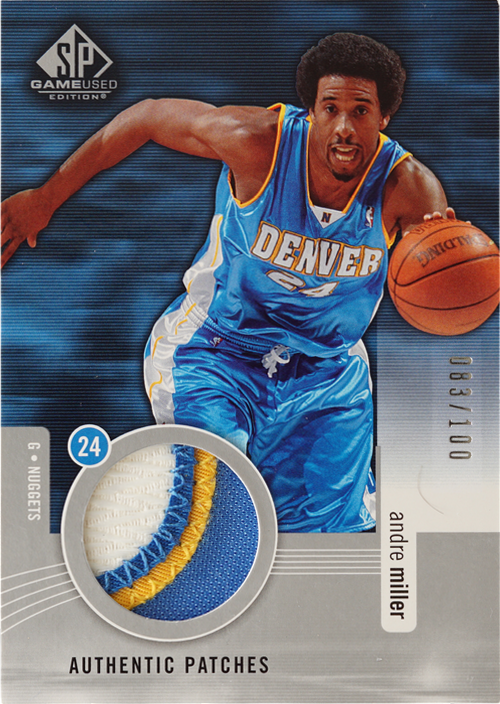 Andre Miller trading card