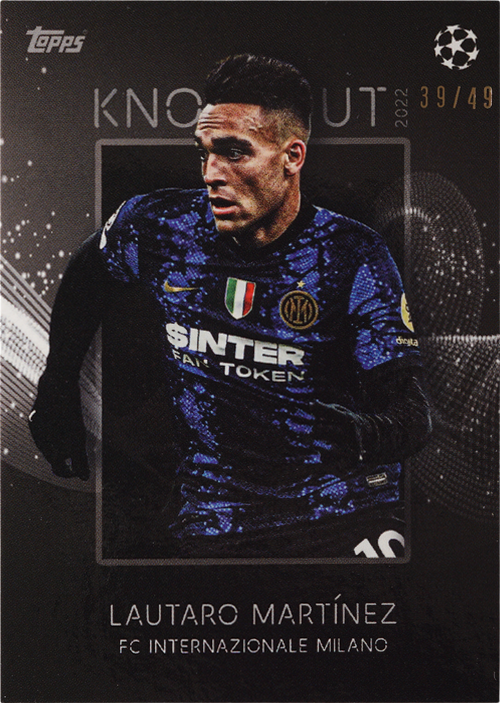 Lautaro Martinez trading card