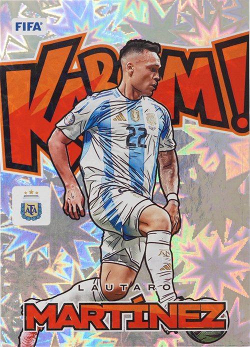 Lautaro Martinez trading card