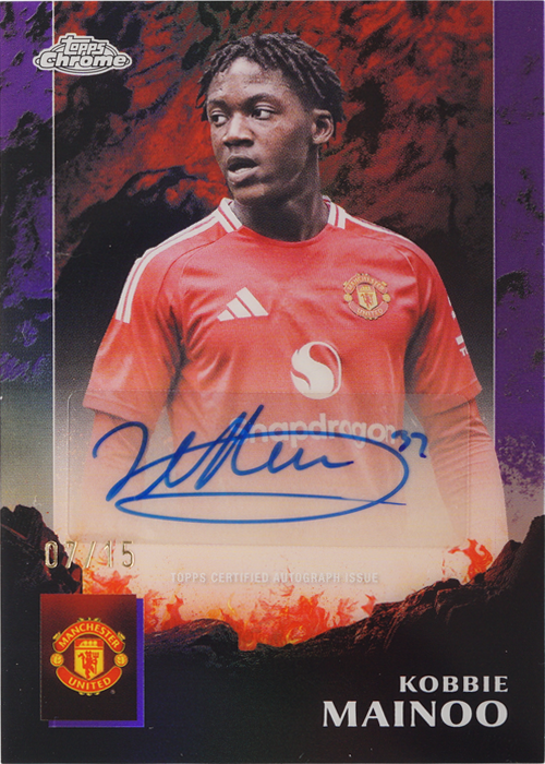 Kobbie Mainoo trading card