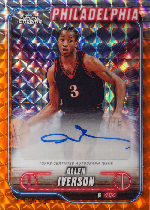 Allen Iverson trading card